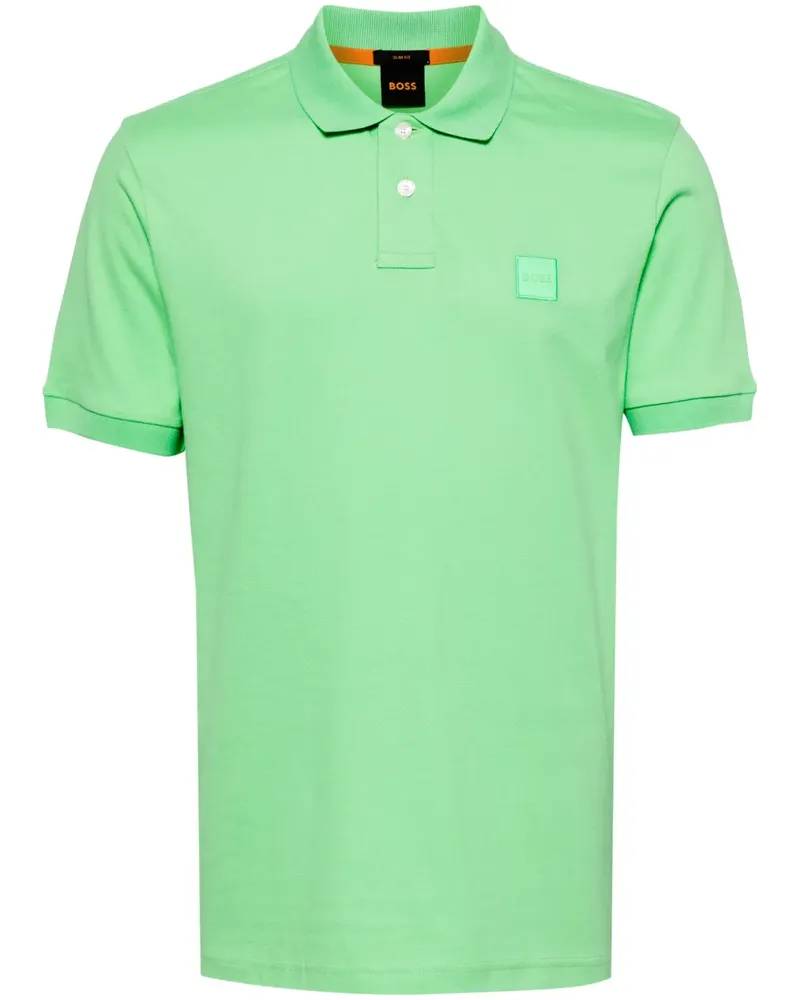 HUGO BOSS Poloshirt mit Logo-Applikation - Grün Grün