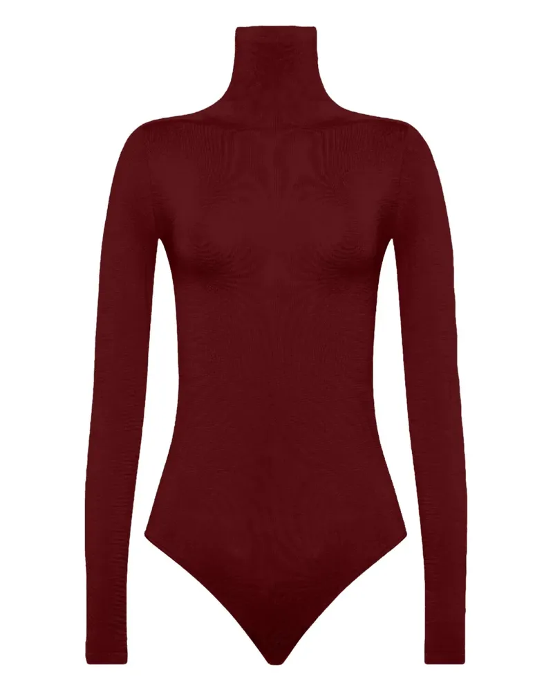 Wolford Body mit Rollkragen - Rot Rot
