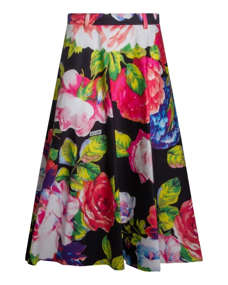 Moschino floral skirt - Schwarz Schwarz