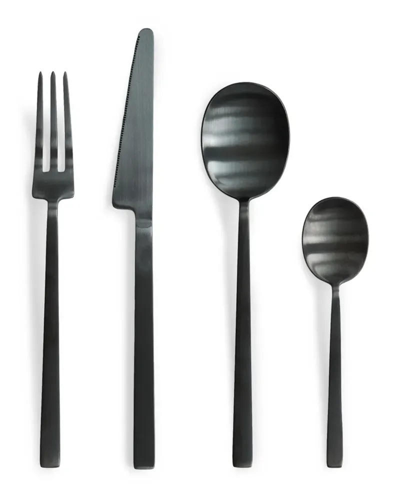 101 Copenhagen Kogei Besteck (4er-Set) - Schwarz Schwarz