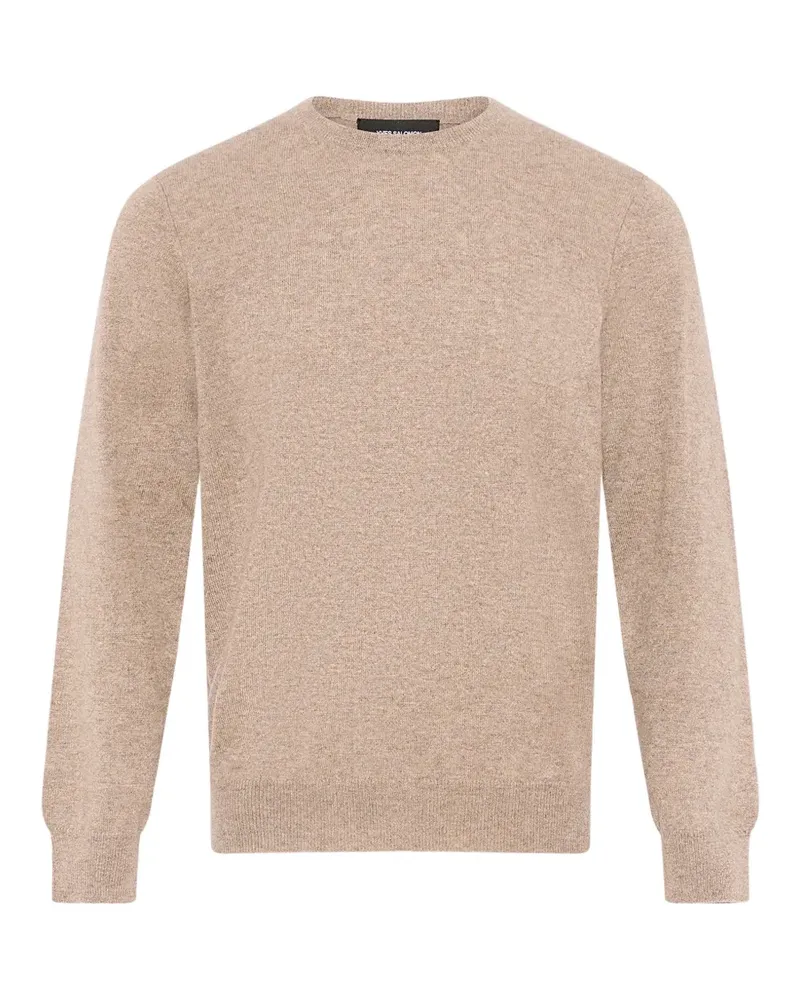 Yves Salomon crew-neck cashmere sweater - Nude Nude