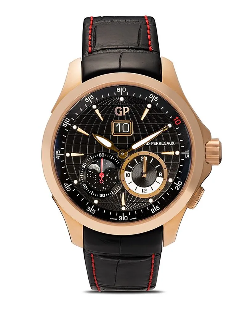 Girard-Perregaux Tribute of Eusébio' Limited Edition Chronograph, 44mm - Schwarz Schwarz