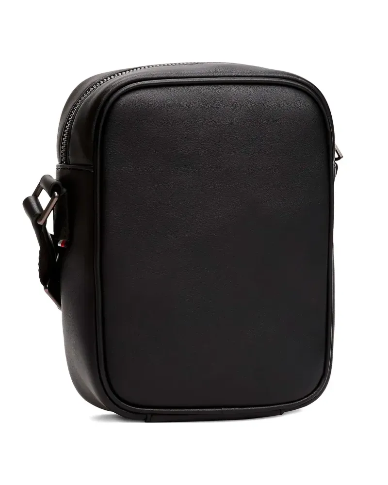 Tommy Hilfiger Kuriertasche mit Monogrammmuster - Schwarz Schwarz