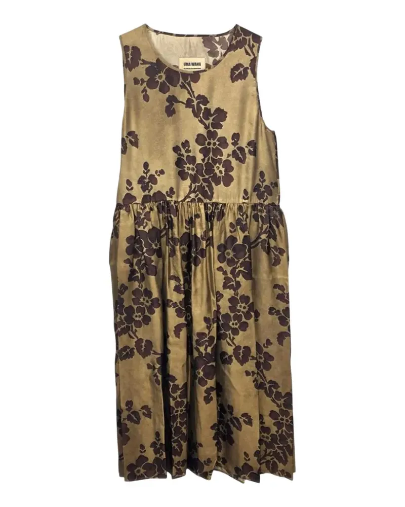 Uma Wang Ardal Kleid mit Blumenprint - Nude Nude