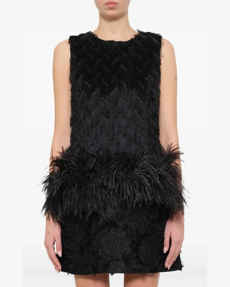 Lanvin feather dress - Schwarz Schwarz