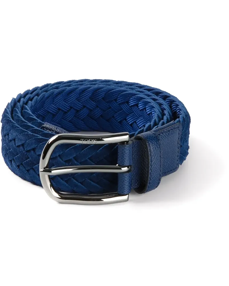 TOD'S woven belt - Blau Blau