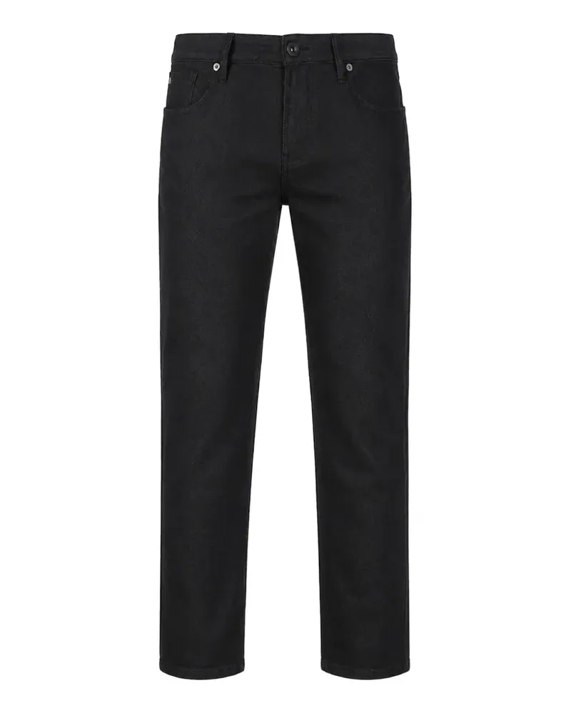 Emporio Armani logo-plaque jeans - Schwarz Schwarz
