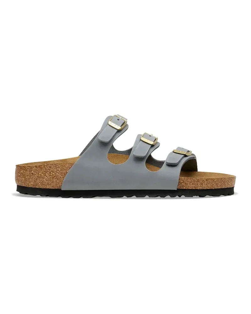 Birkenstock Florida strap buckle sandals - Grau Grau