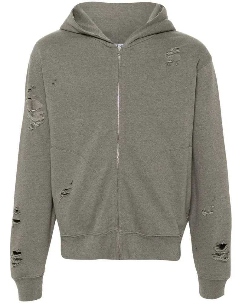 Acne Studios Kapuzenjacke mit Reißverschluss - Grün Grün