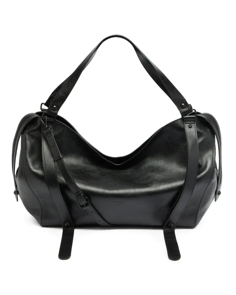 Diesel Große D-One Tasche mit Henkel - Schwarz Schwarz