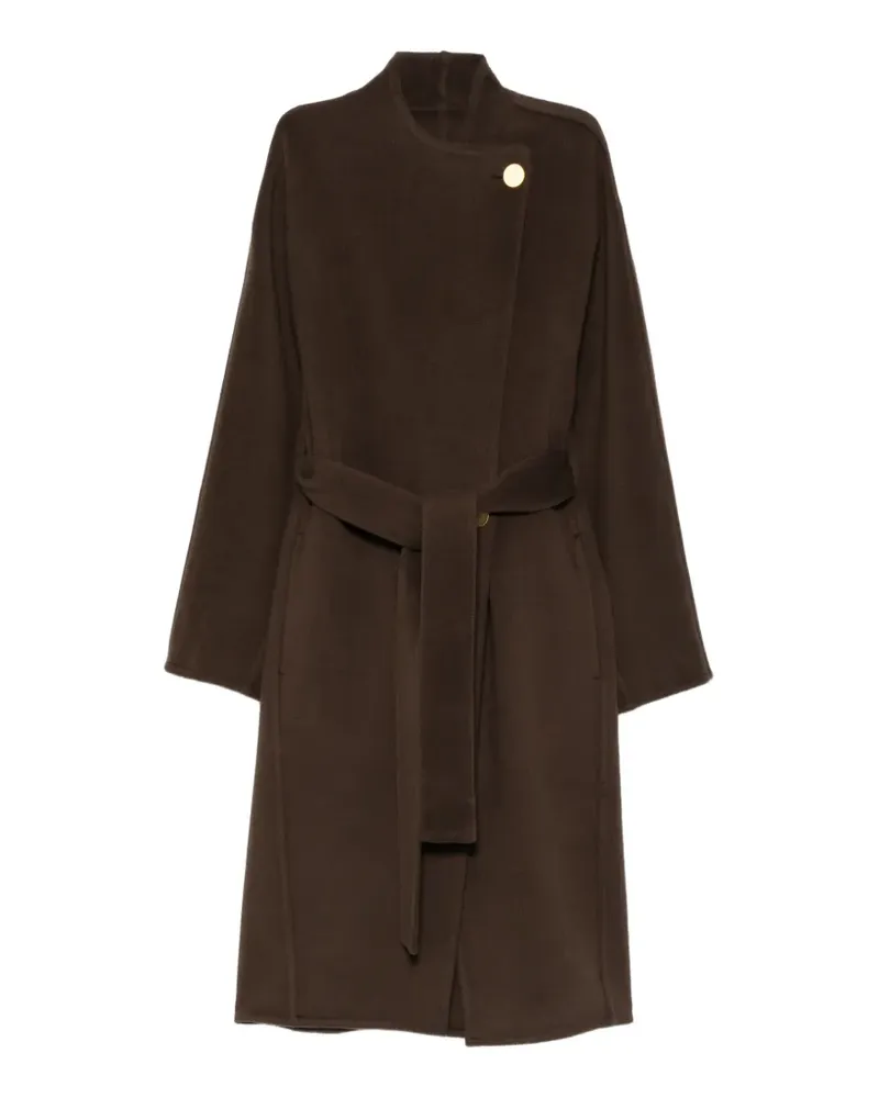 Alberta Ferretti belted coat - Braun Braun