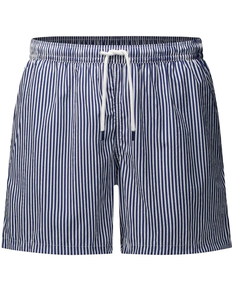 Fedeli Gestreifte Badeshorts - Blau Blau