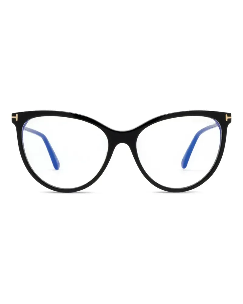 Tom Ford cat-eye frame glasses - Schwarz Schwarz