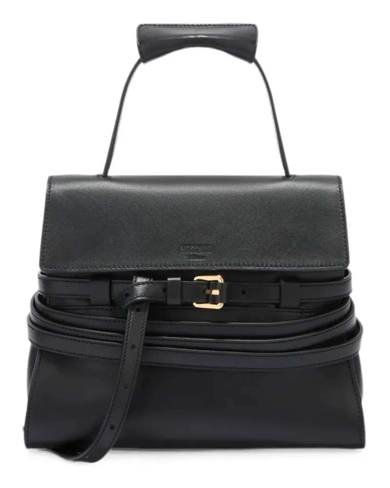 Moschino Schultertasche mit Schnallendetail - Schwarz Schwarz