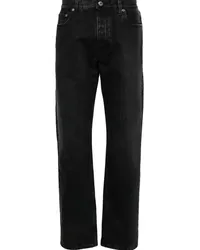 OFF-WHITE Tapered-Jeans mit ausgeblichenem Effekt Schwarz