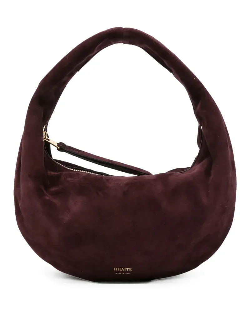 KHAITE Olivia leather tote bag - Rot Rot