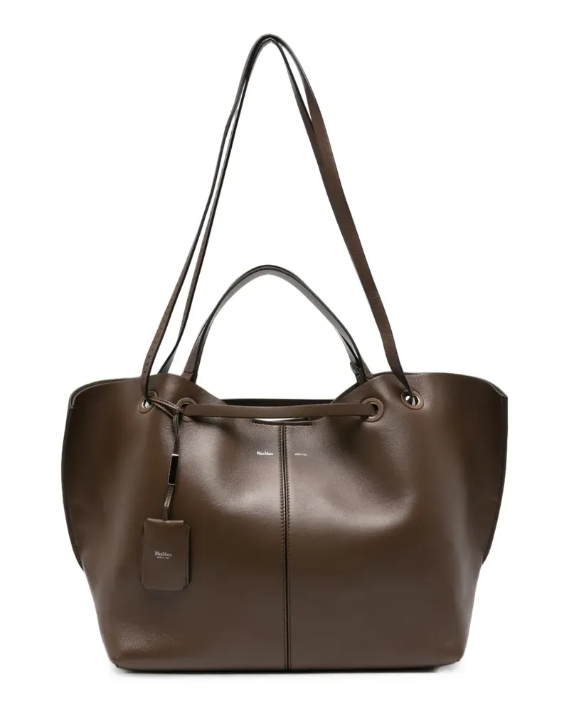 Max Mara Handtasche aus Leder - Braun Braun