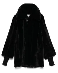 Patrizia Pepe Jacke aus Faux Fur Schwarz