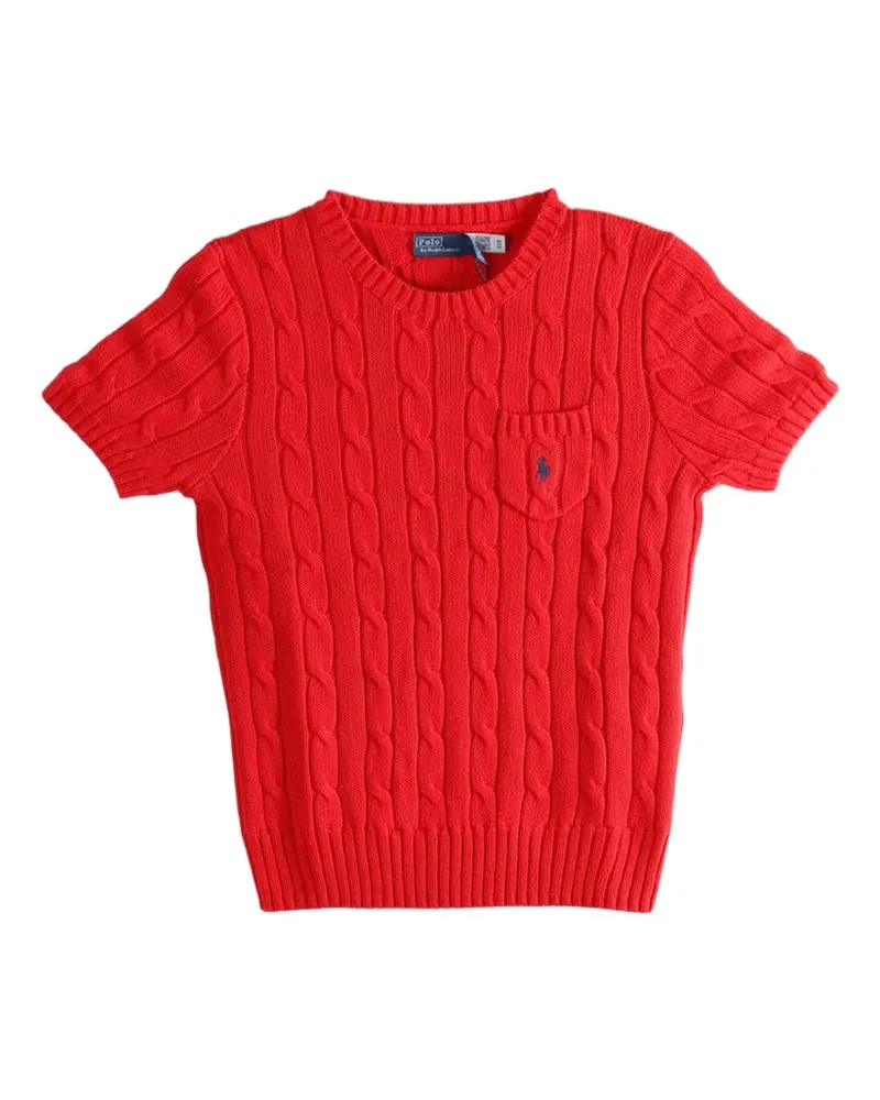 Ralph Lauren cable-knit pocket sweater - Rot Rot