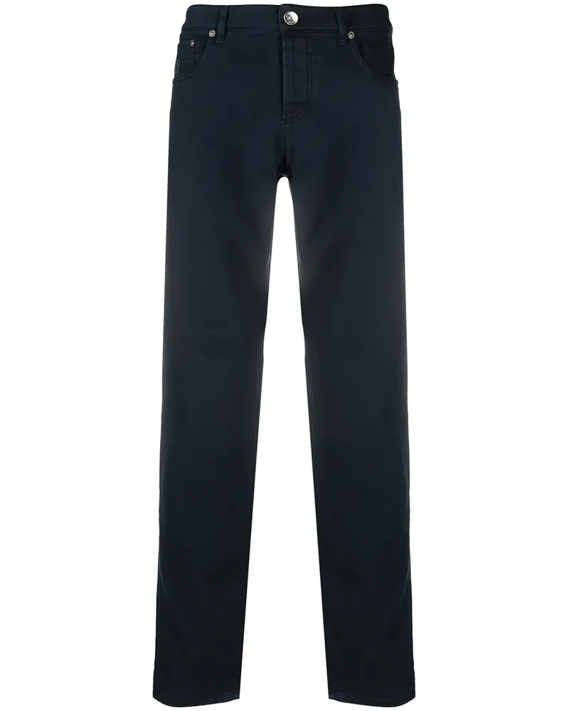 Brunello Cucinelli Straight-Leg-Jeans - Blau Blau