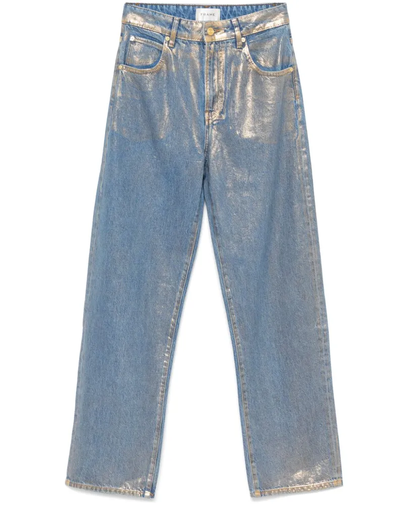 Frame Denim Jeans mit Lamé-Effekt - Blau Blau