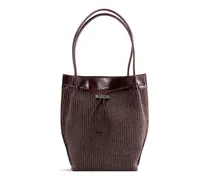 Kayla raffia tote bag - Violett