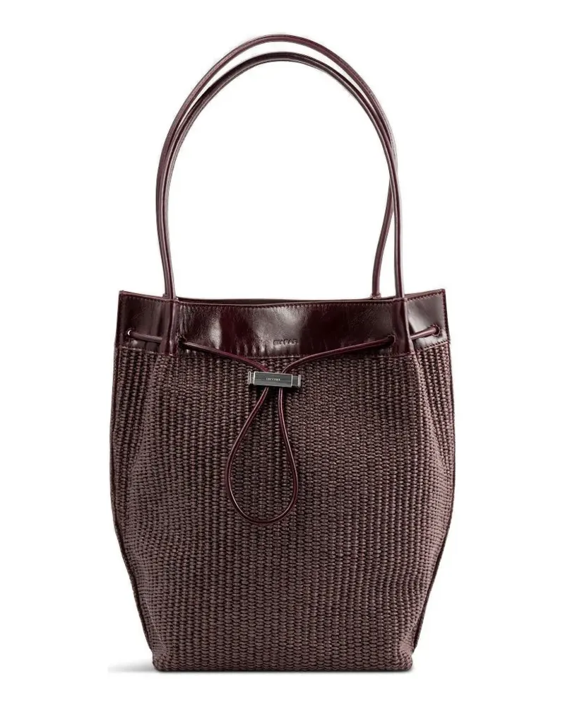 by FAR Kayla raffia tote bag - Violett Violett