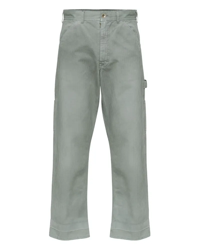 Maison Margiela Gerade Jeans - Grau Grau