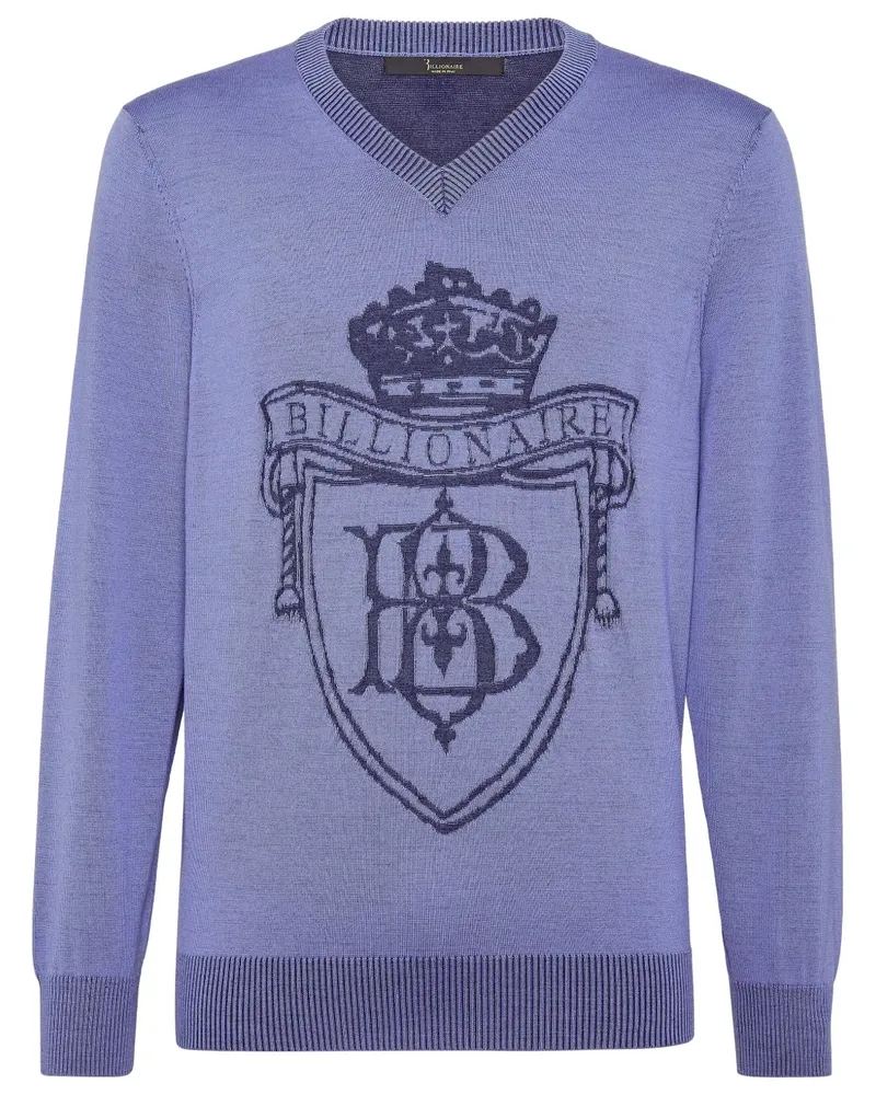Billionaire Pullover aus Seide - Violett Violett