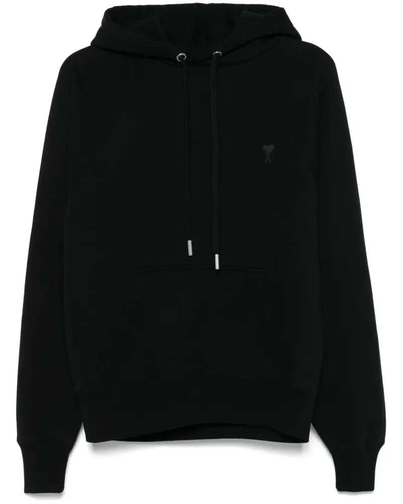 AMI Paris Hoodie mit Ami de Coeur-Motiv - Schwarz Schwarz