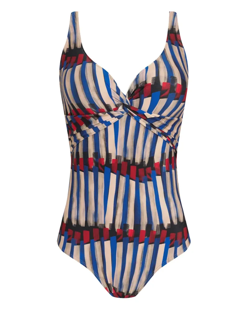 Lygia & Nanny Adriana striped swimsuit - Blau Blau