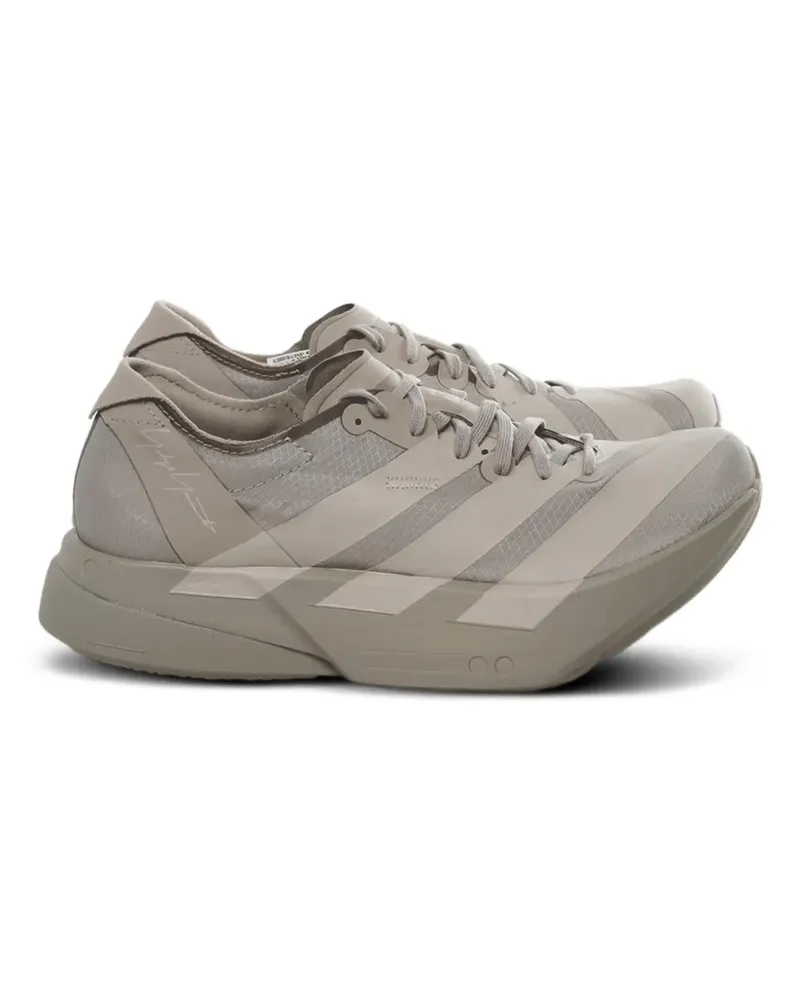 Y-3 Gestreifte Adios Pro 4 Sneakers - Nude Nude