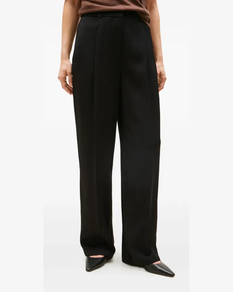 Tommy Hilfiger pleated pants - Schwarz Schwarz