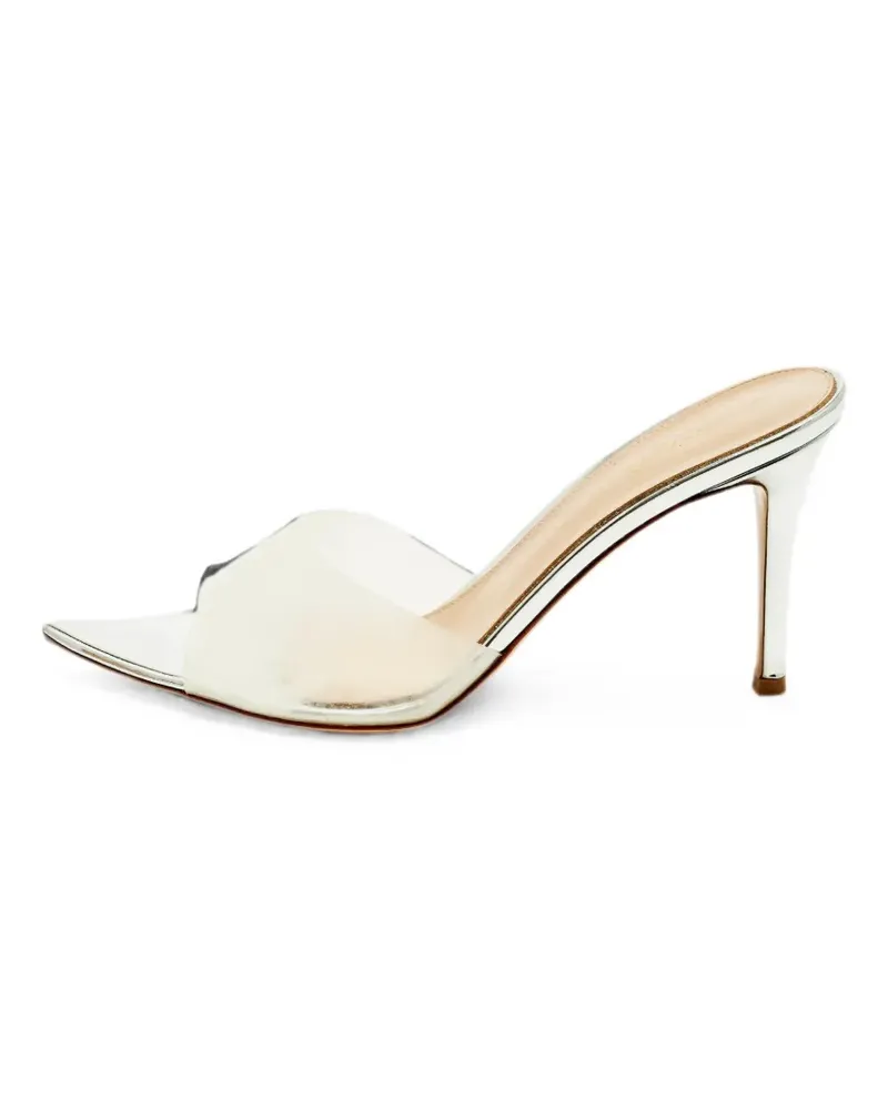 Gianvito Rossi Elle pointed-toe sandals - Weiß Weiß