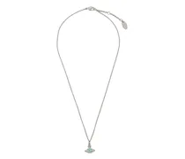 orb pendant necklace - Silber