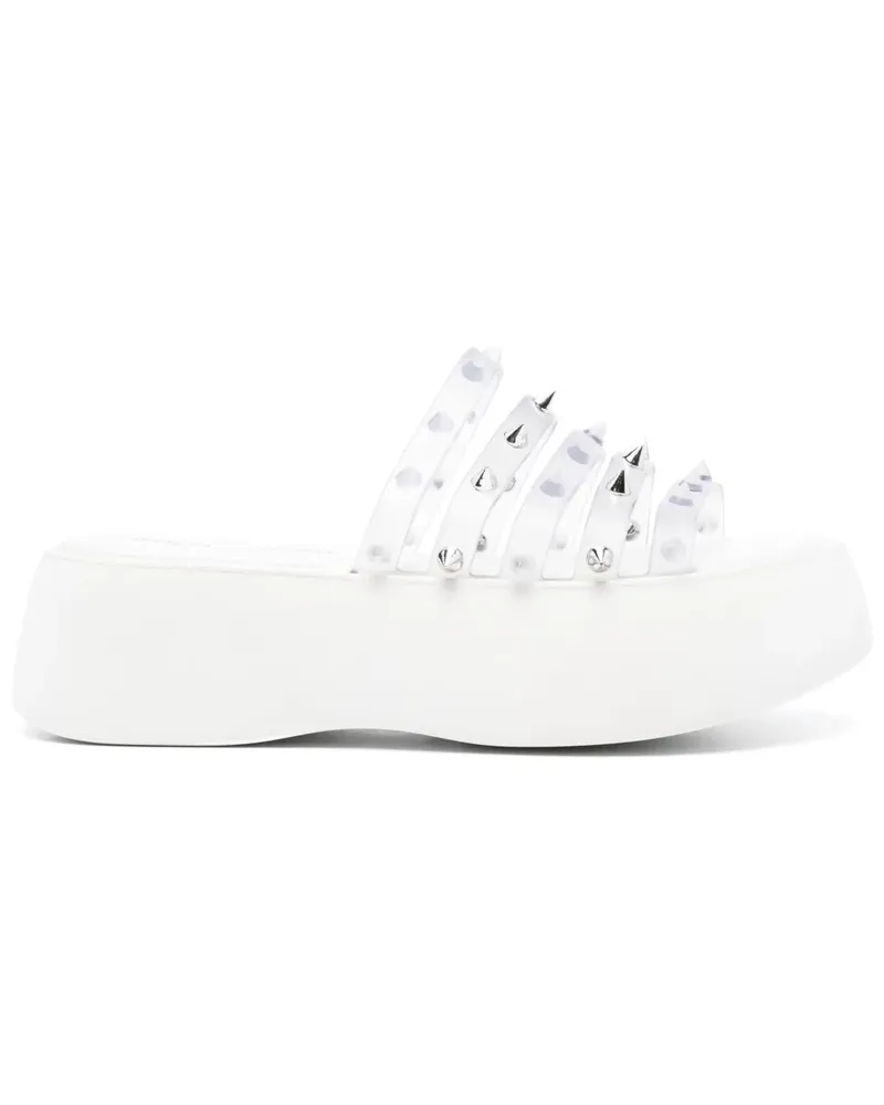 Jean Paul Gaultier x Melissa Becky Punk Love Pantoletten - Weiß Weiß