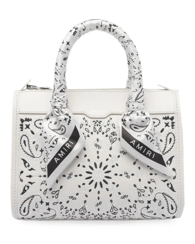 Amiri mini Bandana Triangle tote bag - Nude Nude