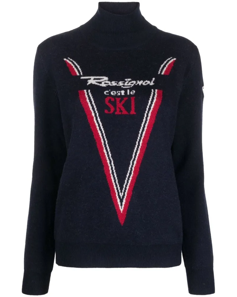 Rossignol Victoire Rollkragenpullover - Blau Blau
