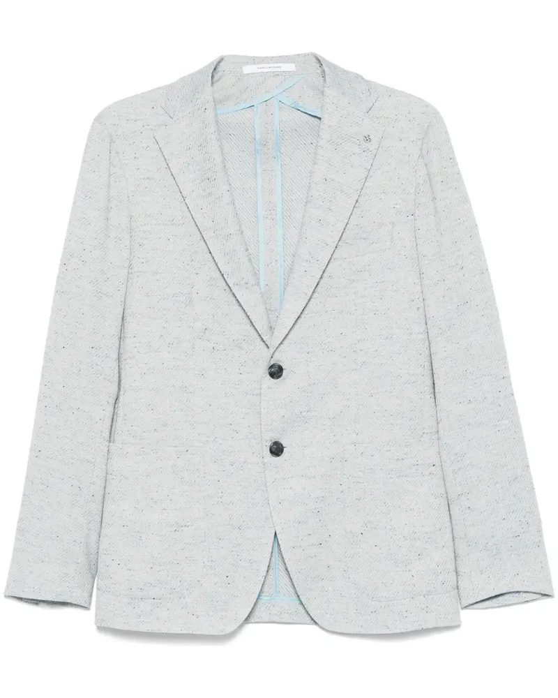 Tagliatore Sakko mit Slub-Struktur - Blau Blau