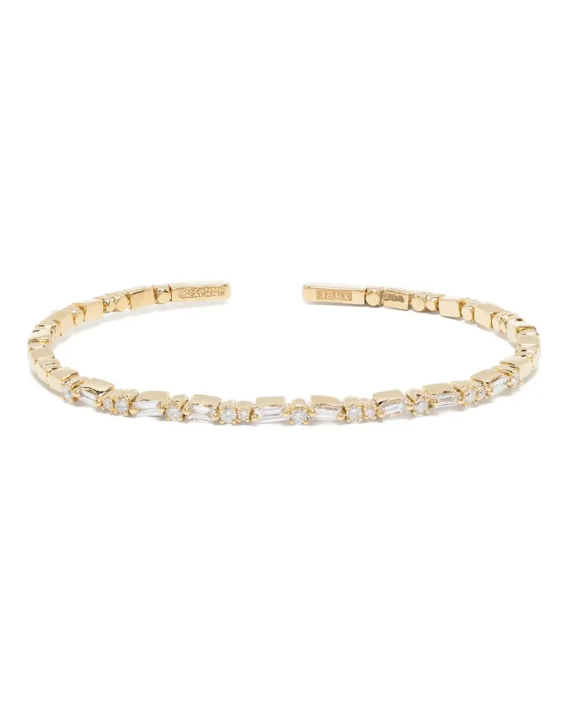 Suzanne Kalan 18kt The Mix Gelbgoldarmspange mit Diamanten Gold