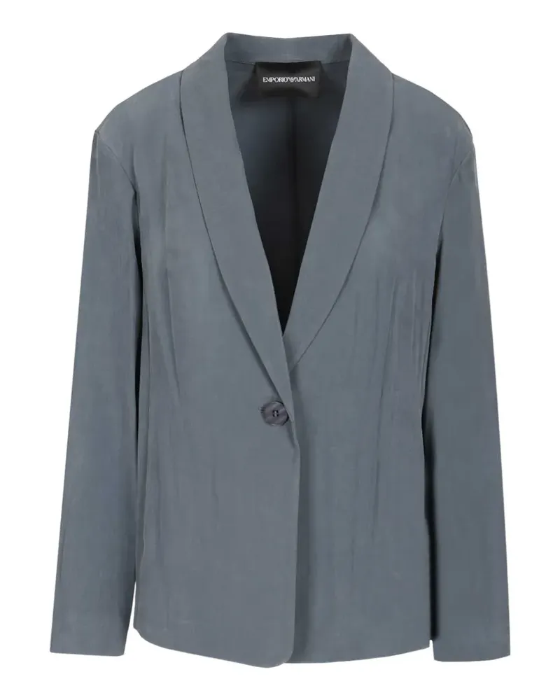 Emporio Armani Blazer mit einem Knopf - Blau Blau