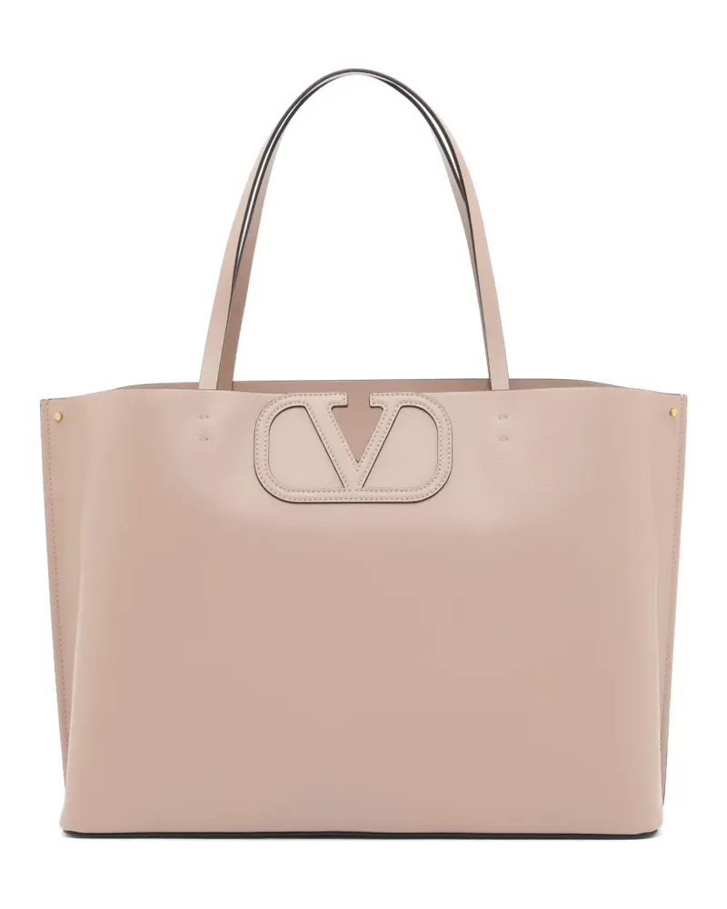 Valentino Garavani Fill Me Shopping Bag aus Kalbsleder - Rosa Rosa