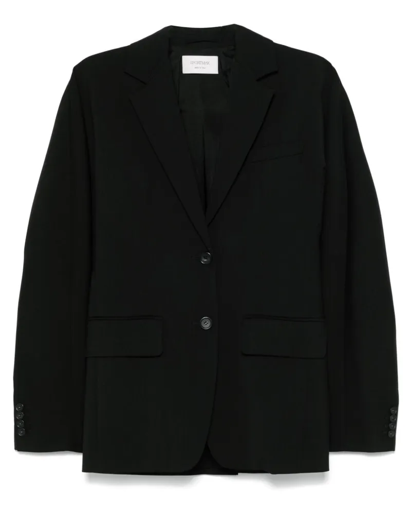 SPORTMAX Ecru Blazer - Schwarz Schwarz
