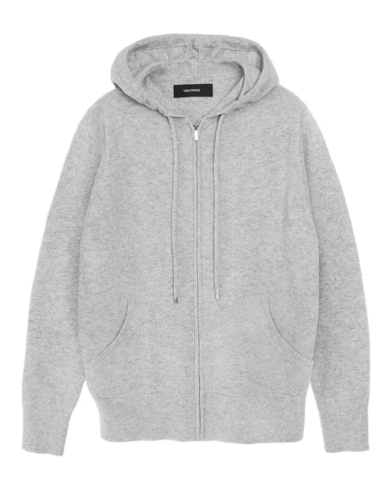 Vera Wang Heidi knitted zip-up hoodie - Grau Grau