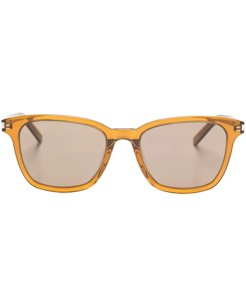 Saint Laurent Sonnenbrille mit Wayfarer-Gestell - Braun Braun