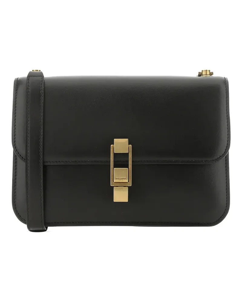 Saint Laurent Carré leather shoulder bag - Schwarz Schwarz