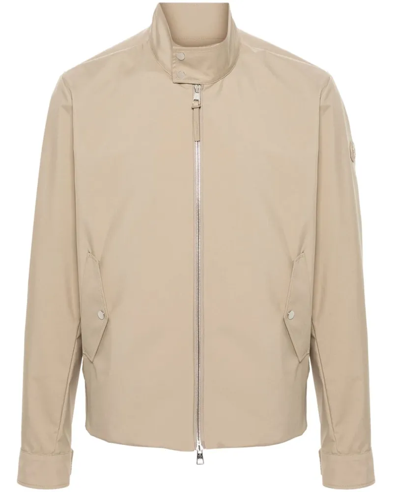 Moncler Chaberton Jacke mit Logo-Applikation - Nude Nude
