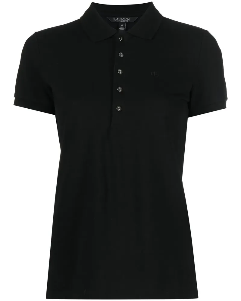 Ralph Lauren Poloshirt mit Logo-Stickerei - Schwarz Schwarz