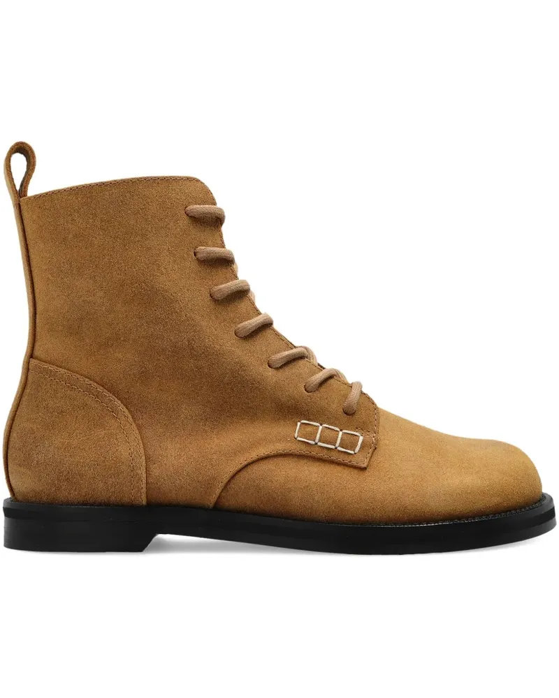 J.W.Anderson Schnürstiefel aus Wildleder - Braun Braun