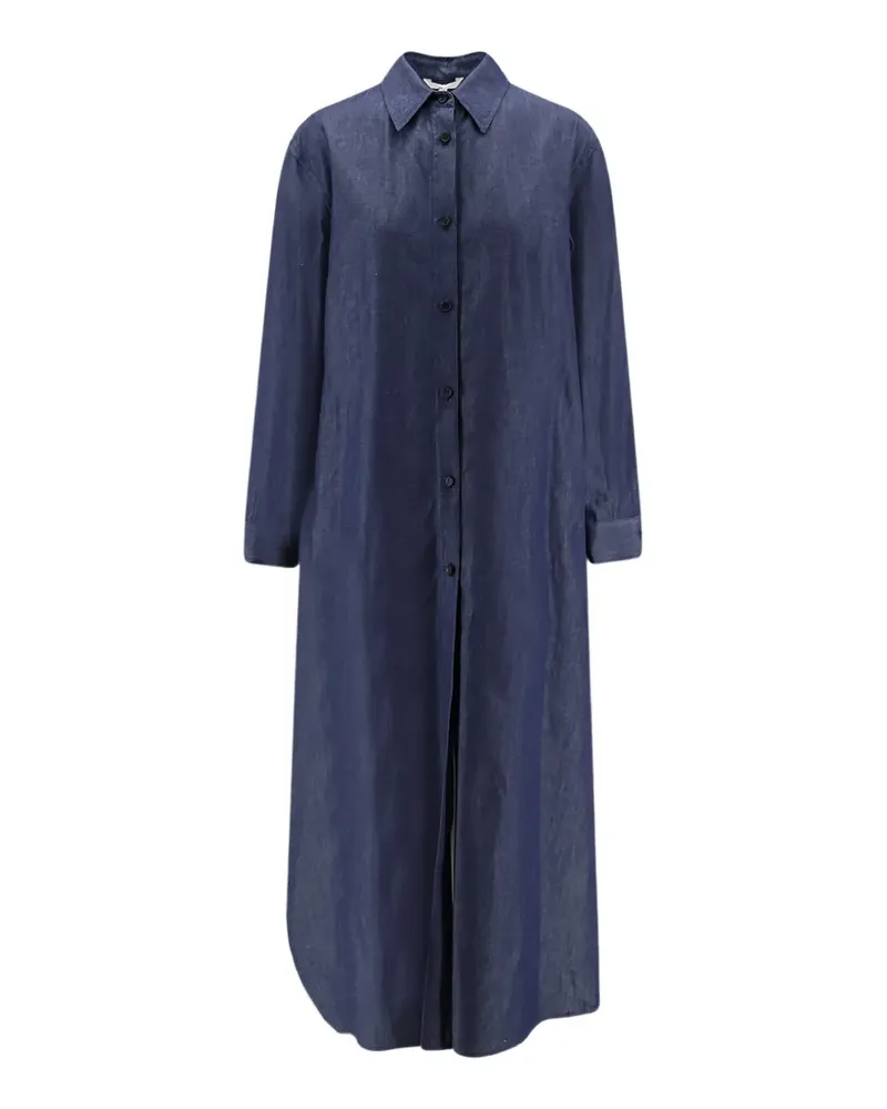 Hevò Arigliano button-up shirt dress - Blau Blau